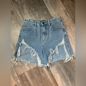 momokrom denim shorts